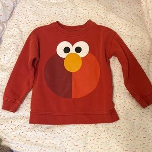 Hanna Andersson Sesame Street Collection Elmo French Terry Pullover 4T